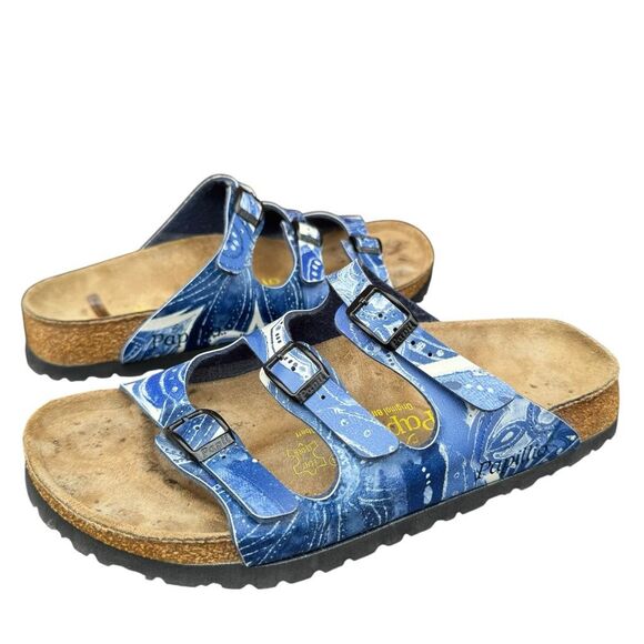 Birkenstock x Papillio Bandana Florida Sea Spray Sandals Size 7 - Picture 9 of 11